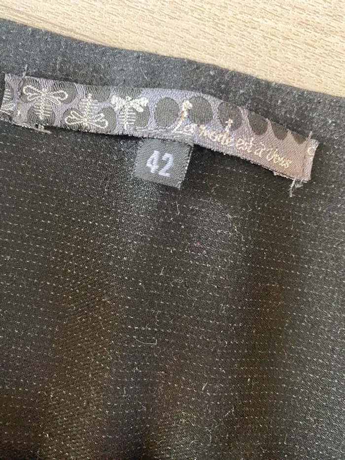 Pantalon droit noir taille basse LMV - photo numéro 6