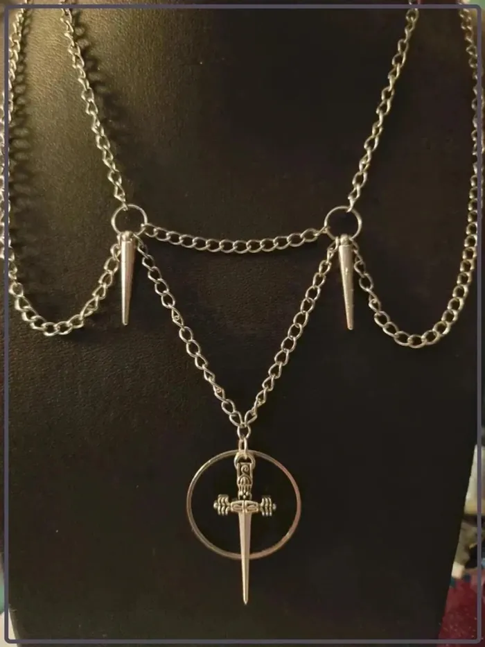 Collier gothique médiéval - photo numéro 2