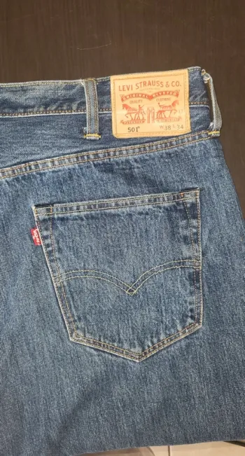 Jeans levi's 501 bleu homme W38L34