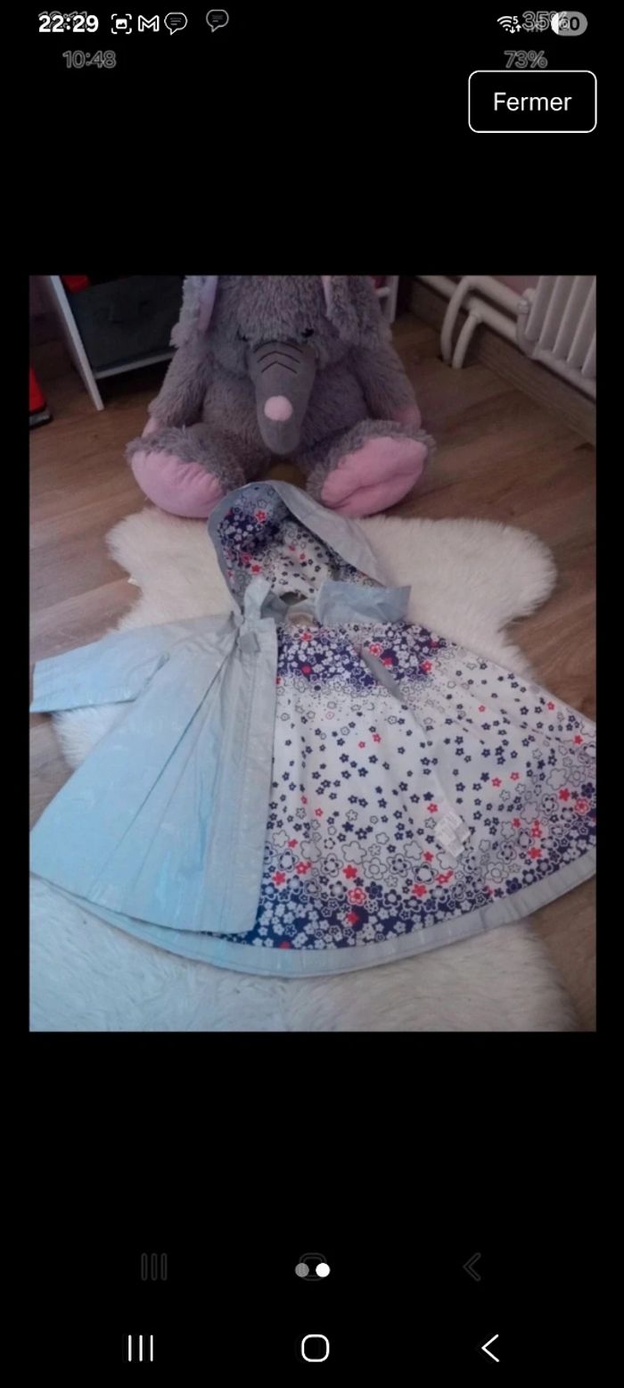 Très jolie veste parka 12 mois du pareil au même - photo numéro 2