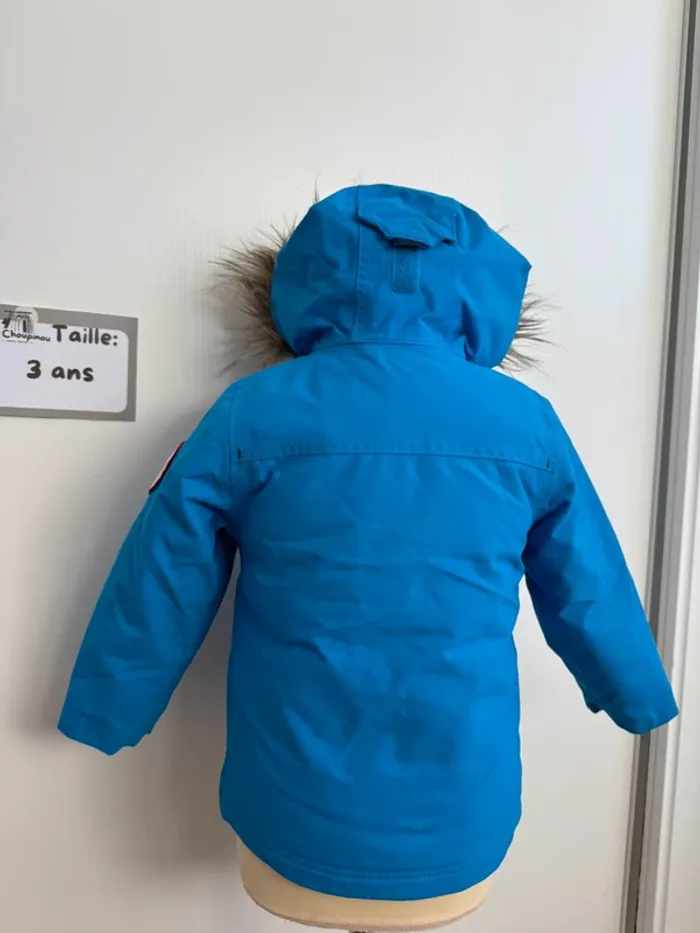 Manteau bleu - taille 3 ans 🌼 - photo numéro 3
