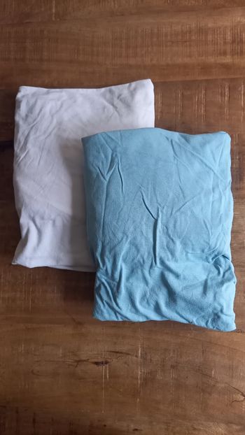 Lot de draps housse OekoTex  lit enfant 90x140