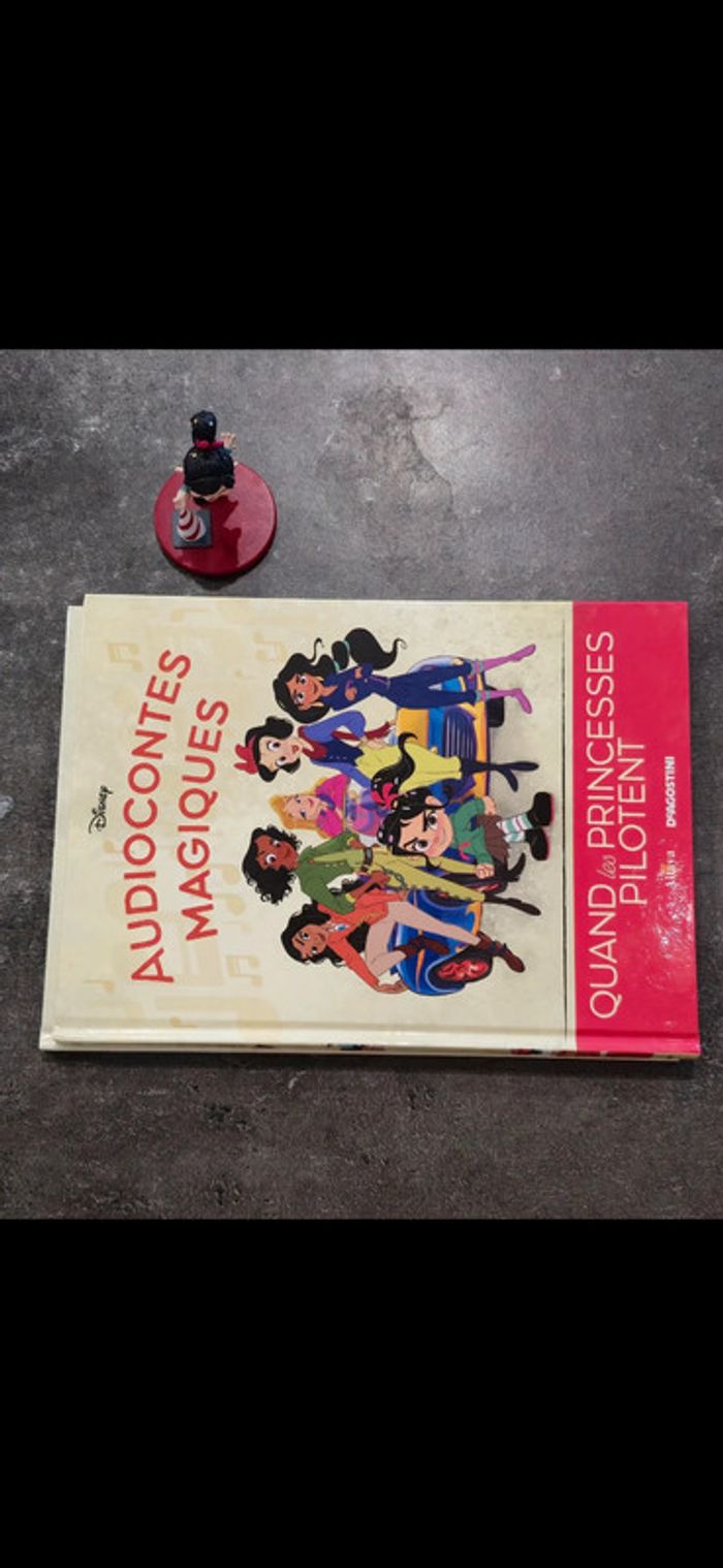 Livre et figurine142 des audiocontes Magiques altaya audio conte audio compte disney