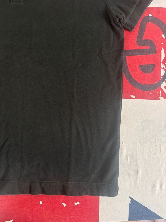 Polo Lacoste taille M noir logo ton sur ton - photo numéro 8