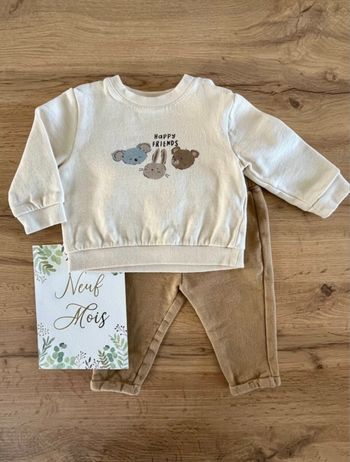 Ensemble 9 mois Kiabi 