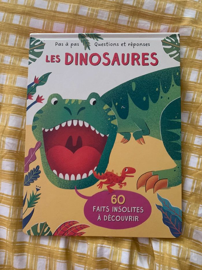 Livre Les dinosaures / Pas a pas - photo numéro 5