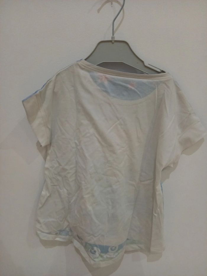 Tee shirt reine des neiges 5ans - photo numéro 3