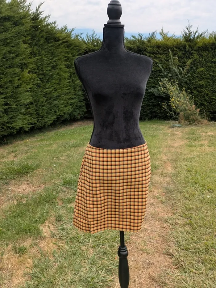 Jupe à carreaux