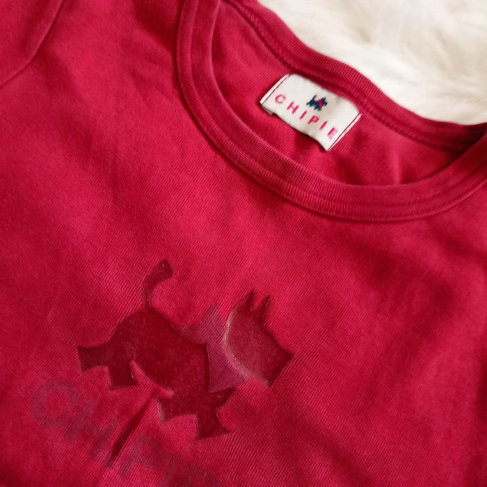 T shirt Chipie rouge 6 ans