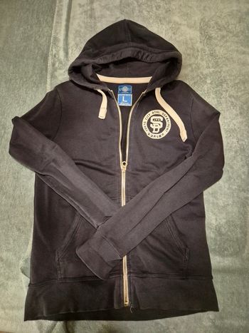 Veste à capuche SuperDry bleu marine