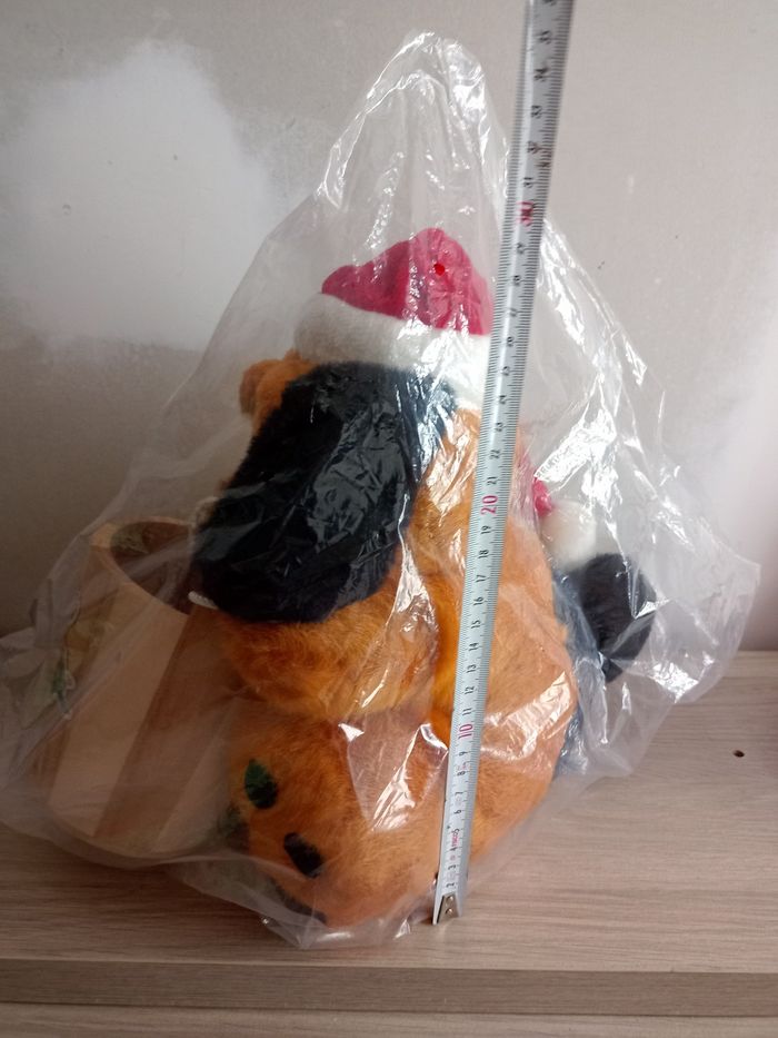 Chien en peluche Noël neuf - photo numéro 4