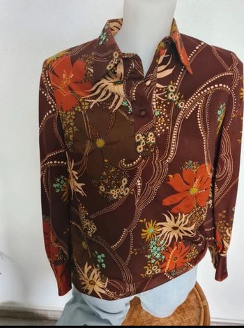 Chemise vintage fleurie