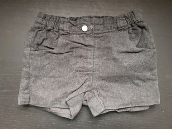 Short gris Kiabi 18 mois