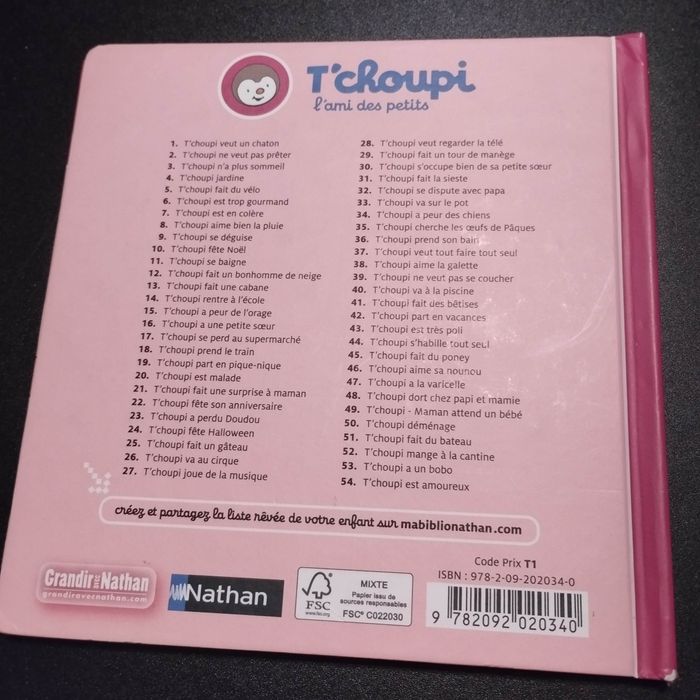 Livre enfant Nathan T'choupi maman attend un bébé - photo numéro 2