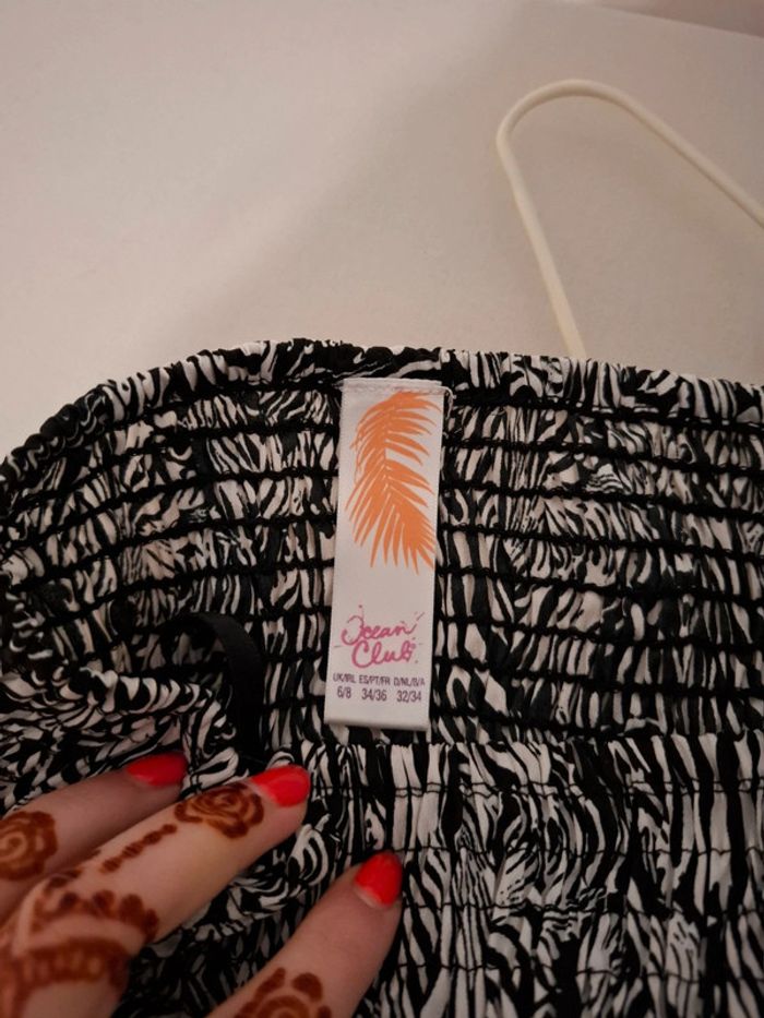 Robe bustier zebrée Ocean Club taille XS/S 34/36 - photo numéro 6