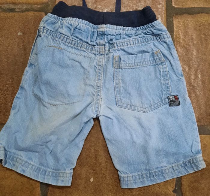Short taille élastique jeans taille 2 ans orchestra - photo numéro 2
