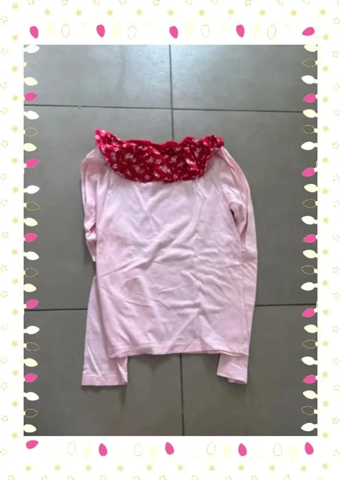 T-shirt taille 10 ans rose enfant fille kiabi - photo numéro 5