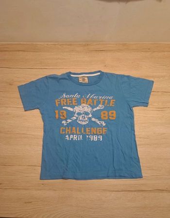 Tee-shirt manches courtes tête de mort 10 ans