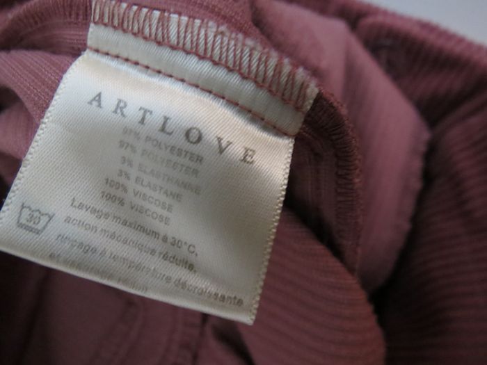 short velours côtelé rose 🌸 artlove paris – t40 - photo numéro 9