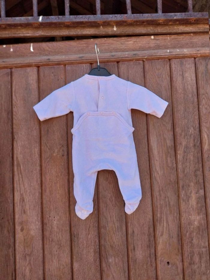 Pyjama bébé fille 1 pièce 1 mois - photo numéro 2