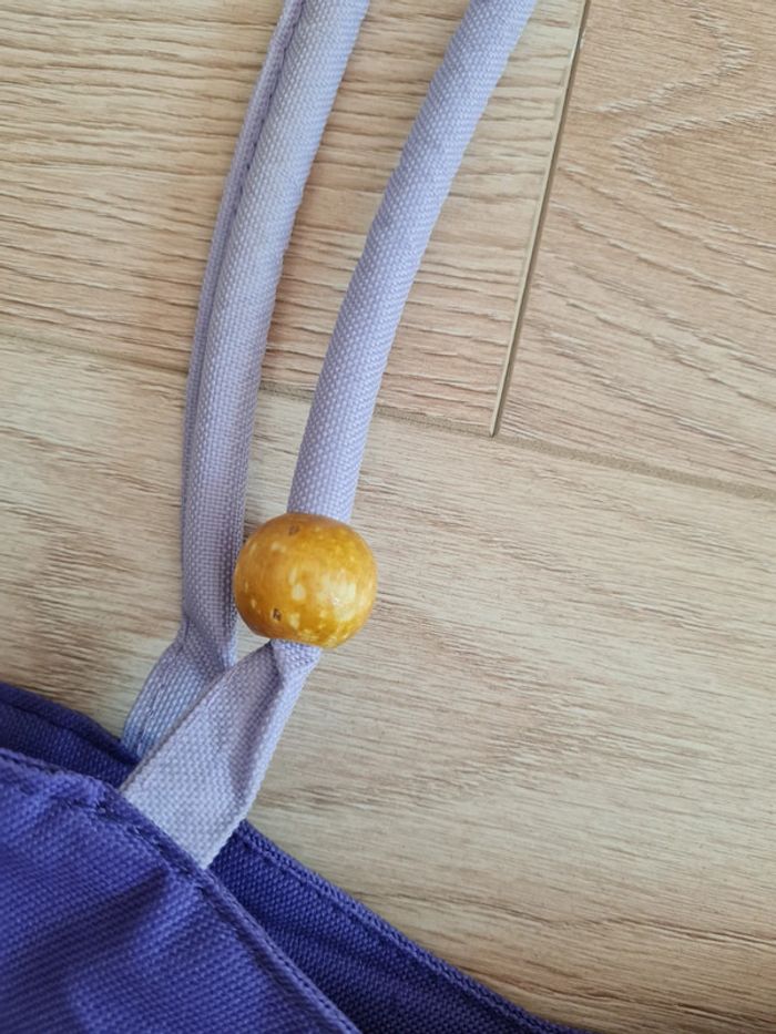 Grand sac de plage flamand rose coquillage - photo numéro 3