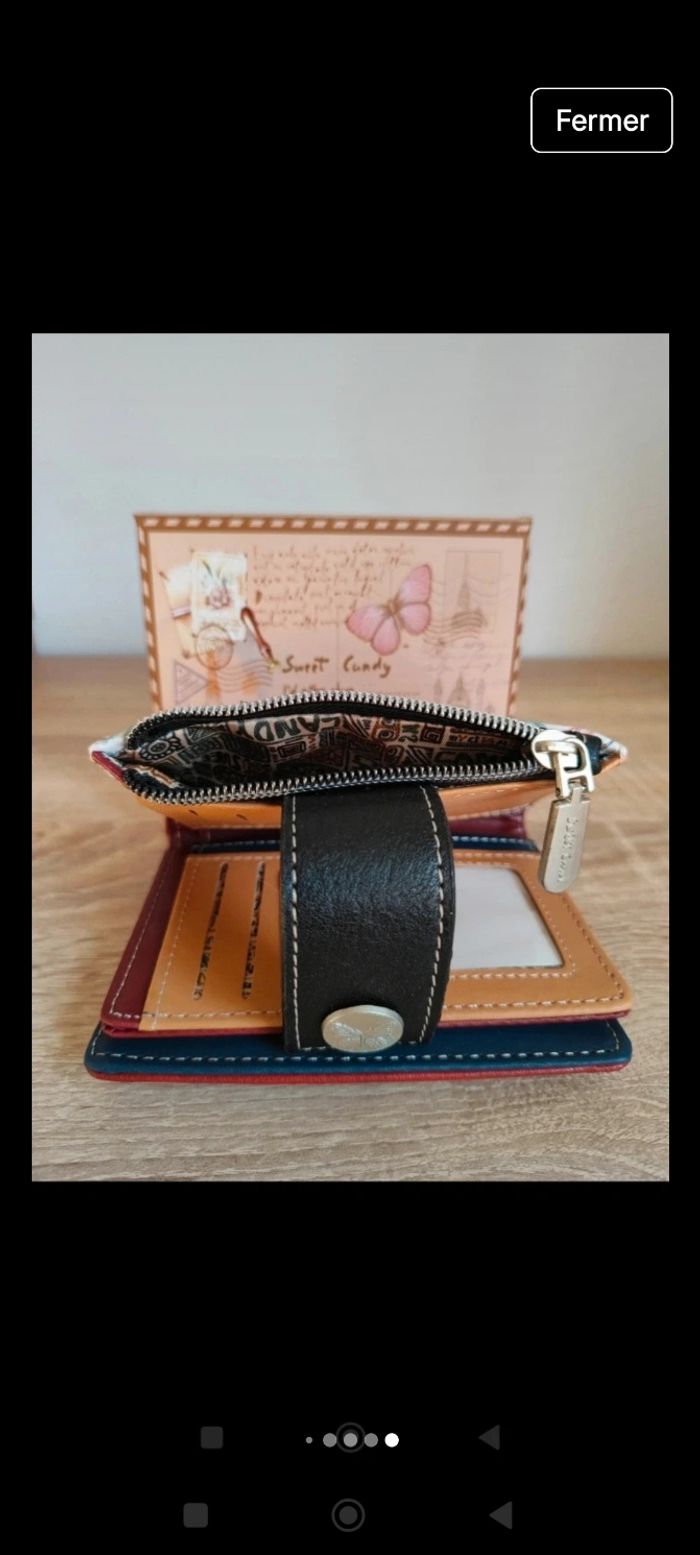 Sac bandoulière et porte feuille sweet Candy - photo numéro 10