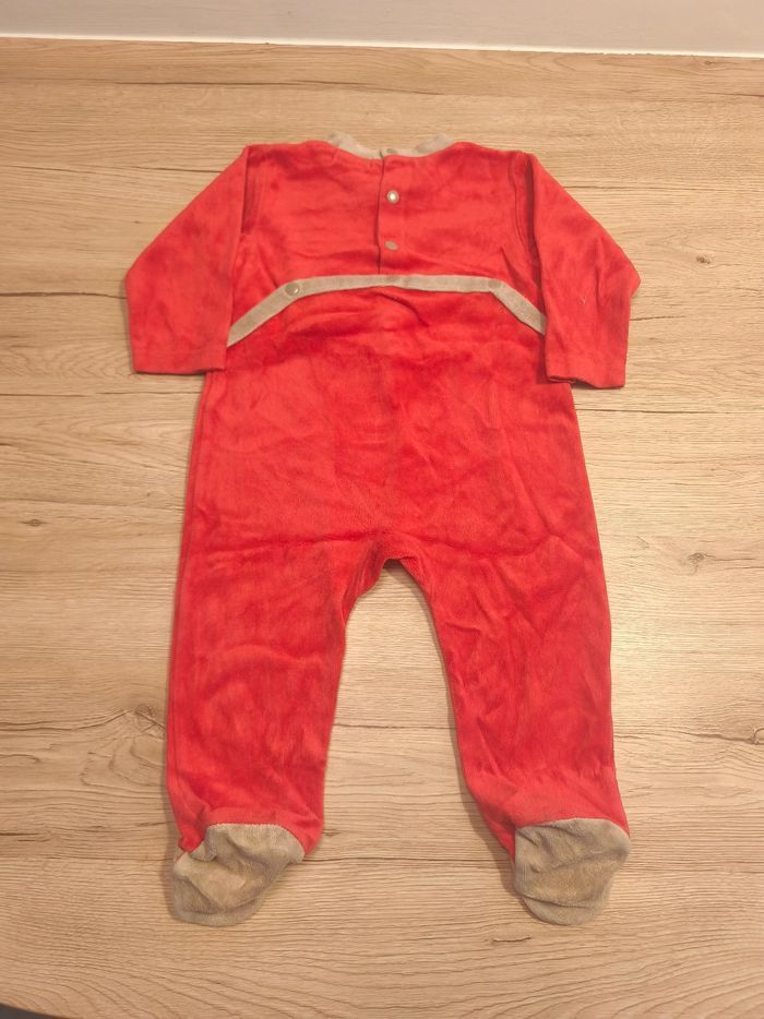 Pyjama velours 1 pièce 12 mois - photo numéro 4