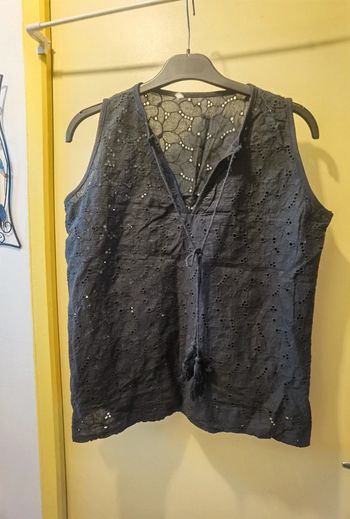Débardeur noir XL