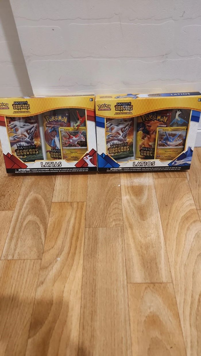 tripack Majesté des dragons Latios et Latias