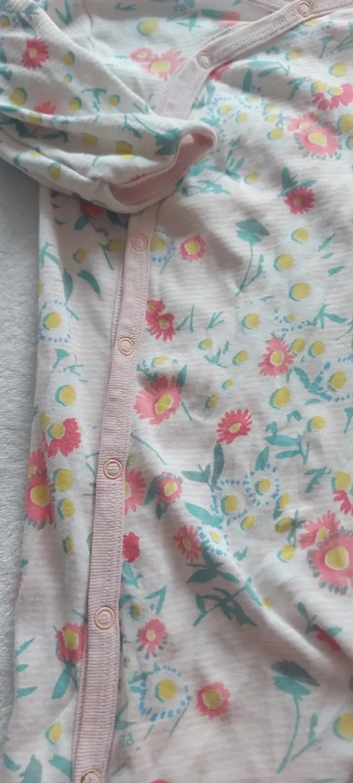 Pyjamas bébé fille petit bateau 12 mois été - photo numéro 5