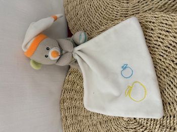 Baby nat' doudou pantin oscar l'ourson gris