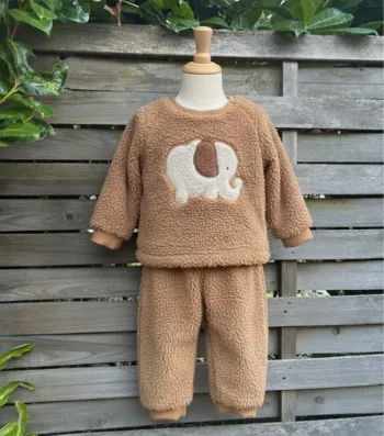 Pyjama chaud 2 pièces – SHEIN – 12-18 mois