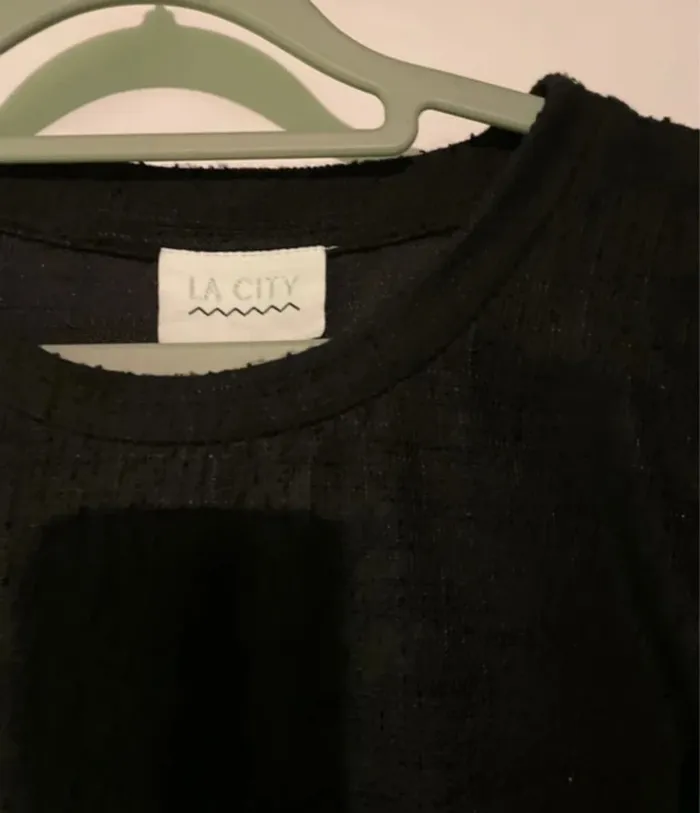 Robe noire manches longues LA CITY neuve taille M - photo numéro 6