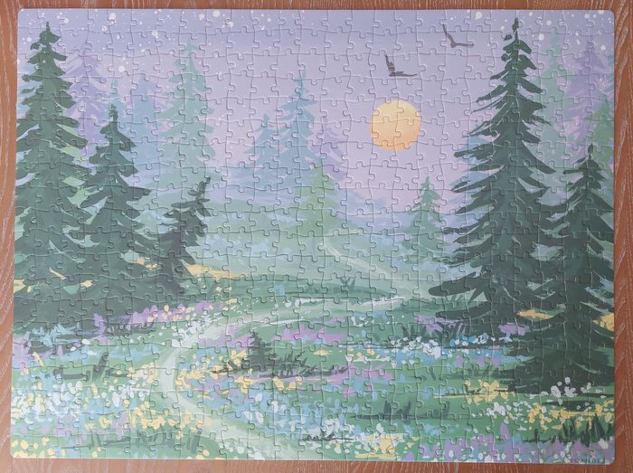 Puzzle "Twilight garden" 500 pièces - 1canoe2 - photo numéro 2