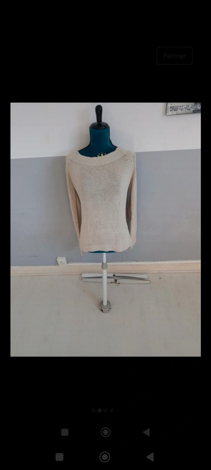 Pull taille M en très bon état marque Camaïeu - photo numéro 2