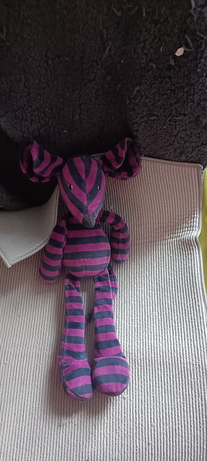 Doudou souris jellycat zooper dooper