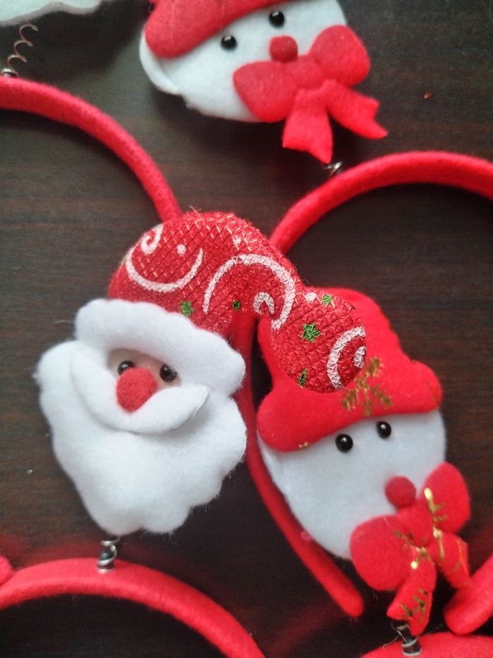 Lot de serres tête de Noël - photo numéro 3