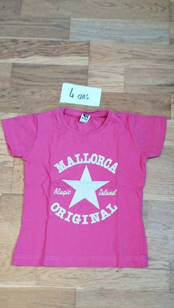 T-shirt fille 4 ans