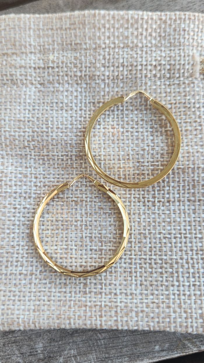 Boucle d oreille  plaqué or