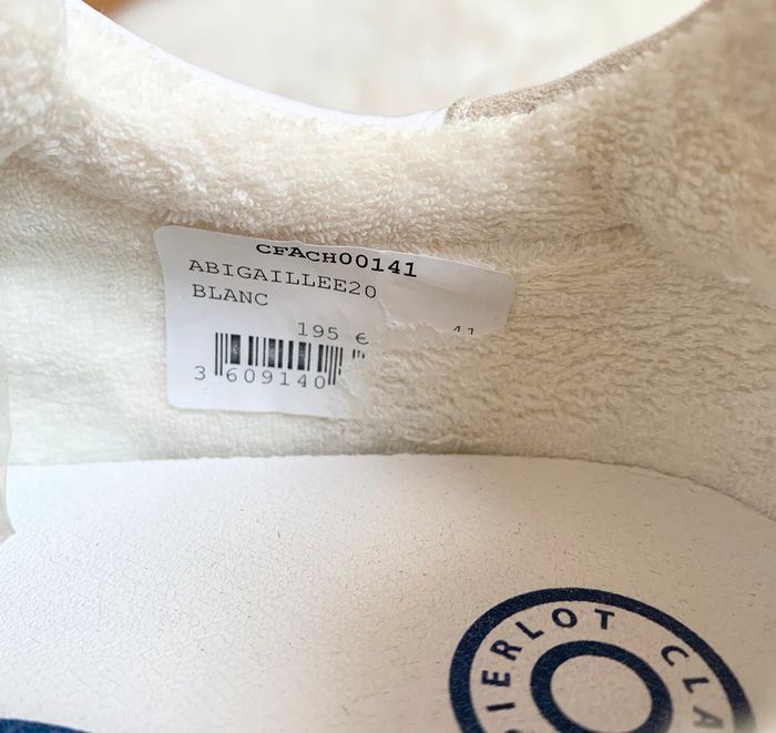 Très belle baskets en cuir suédé Claudie Pierlot Paris | pointure 41 | neuf avec étiquette - photo numéro 14