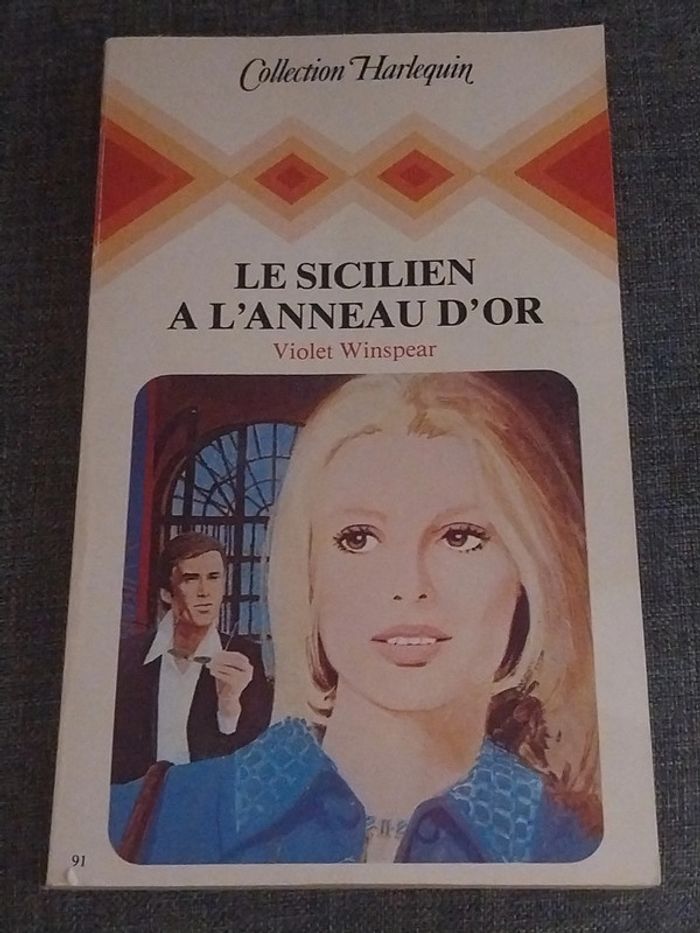 Le Sicilien à l'anneau d'or Violet Winspear 1979 Harlequin