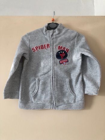Gilet polaire Spiderman 3-4 ans