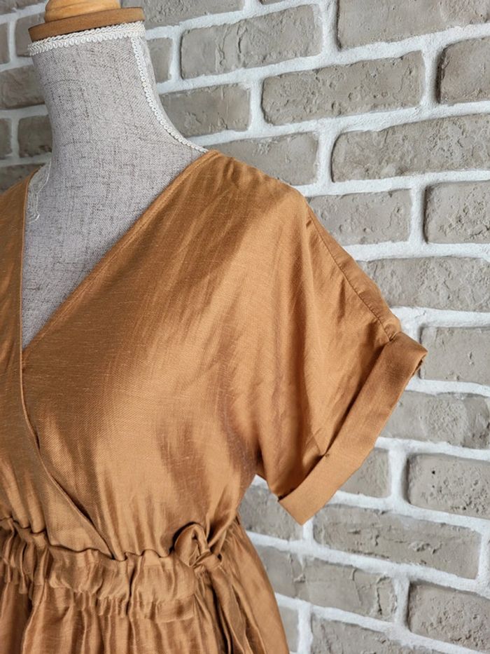 Robe d'été camel Camaïeu - photo numéro 4