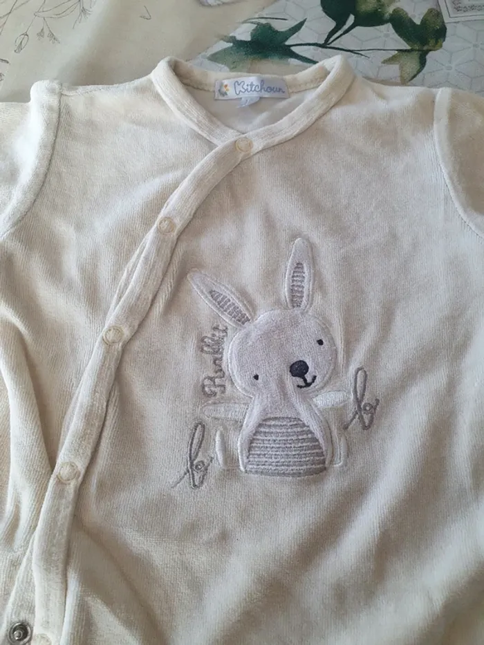 Lot de 3 pyjamas chaud 6 mois. - photo numéro 3