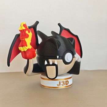 Pokeball pokemon Dracaufeu 