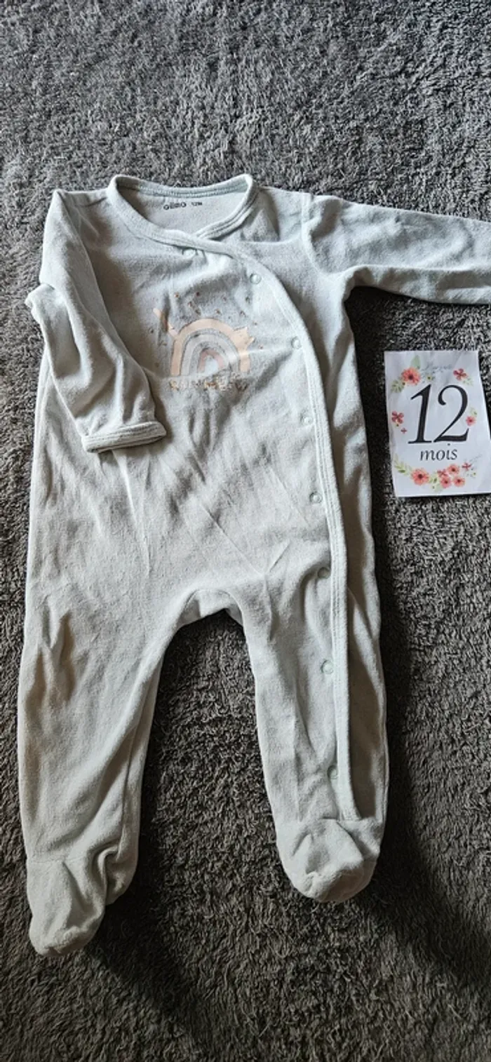 Pyjama 1 pièce 12 mois