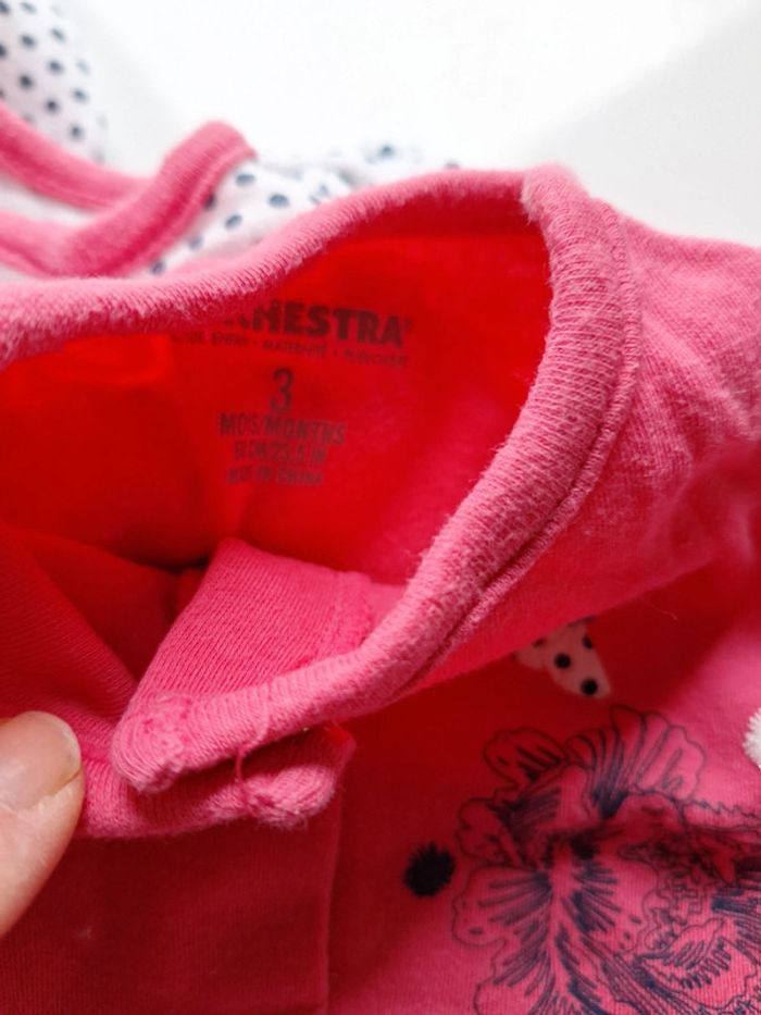 Lot 3 pyjamas coton 3 mois orchestra - photo numéro 7