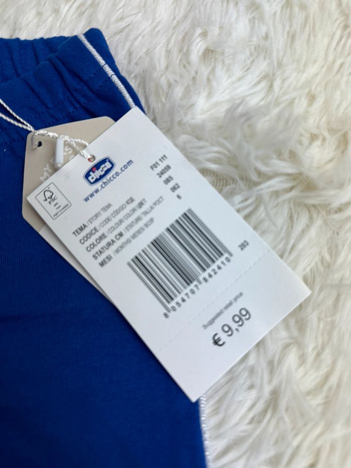 💙 Pantalon bleu Chicco – Taille 6 mois - photo numéro 4