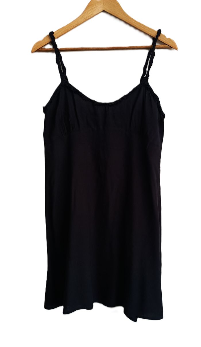 Top noir à volants. Lefties. Taille 40 / 42