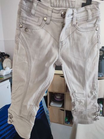 #kytie6ansfille. Pantacour en jean taille 6 ans